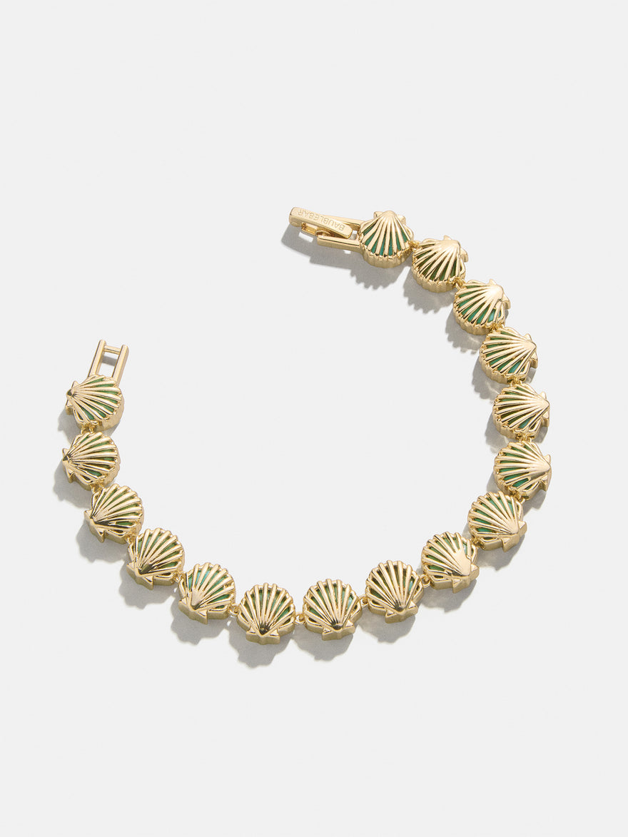 Halle Tennis Bracelet - Gold/Turquoise