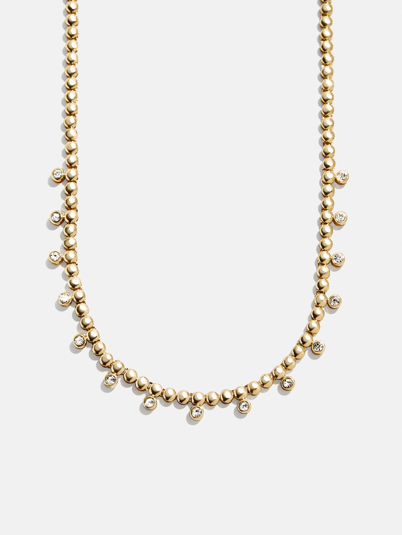 ★PEARLY MORE★ Ball Point Slide Ball Necklace Pearl Necklace | Hooks and Luxe