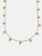 Pacifica Seashell Necklace - Gold/Pavé