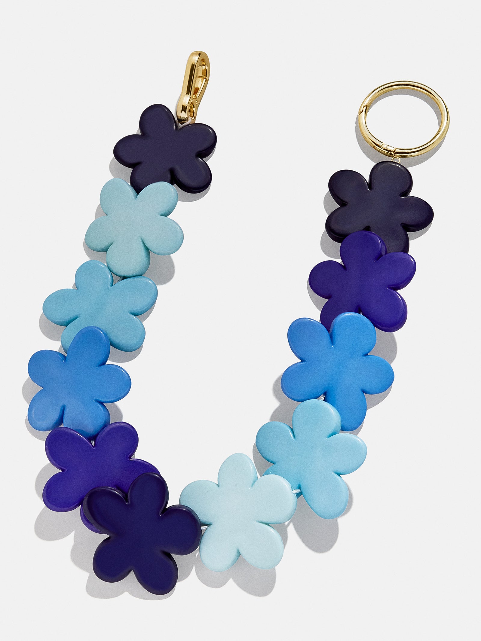 Flower Child Bag Charm - Blue – Oversized flower bag charm – BaubleBar