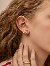 BaubleBar Cute To The Core Apple Earrings - Apple - 
    Food stud earrings
  
