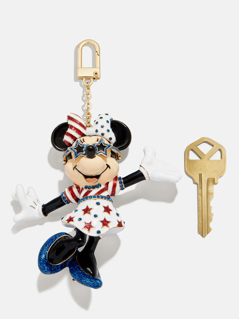 BaubleBar Disney Minnie Mouse Americana Bag Charm - Minnie Mouse - 
    Minnie Mouse charm for bag
  
