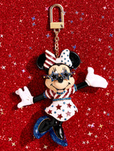 BaubleBar Disney Minnie Mouse Americana Bag Charm - Minnie Mouse - 
    Minnie Mouse charm for bag
  
