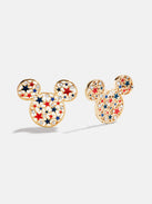 Disney Mickey Mouse Americana Cluster Earrings - Red, White, & Blue