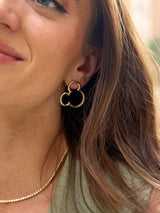 BaubleBar Disney Mickey Mouse Puffy Studs - Gold - 
    Gold stud earrings 
  
