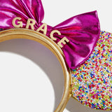 Disney Minnie Mouse Sprinkle Custom Ears Headband - Minnie Mouse Sprinkle Custom Ears