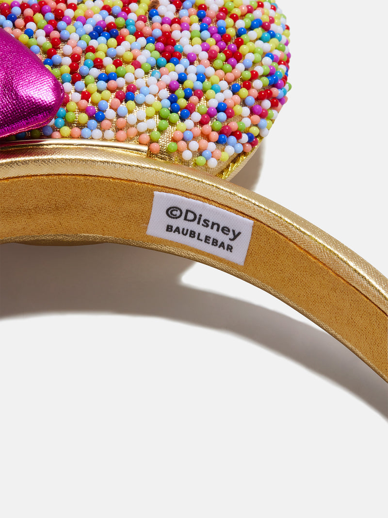 BaubleBar Disney Minnie Mouse Sprinkle Custom Ears Headband - Minnie Mouse Sprinkle Custom Ears - 
    Disney ears with personalized name
  
