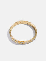 BaubleBar Naya Gold Bracelet - Gold/Pavé - 
    Gold stacking bracelet 
  
