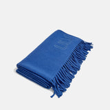 Pure Merino Wool Custom Blanket - Royal Blue/Sky Blue
