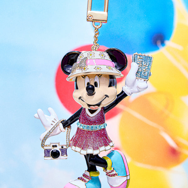 ミニーマウス ストラップ キーホルダー　Disney BaubleBar 135114_G_06_600x600_crop_cente