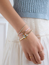 BaubleBar Disney Donald & Daisy Duck Kissing Cuff Bracelet - Donald Duck & Daisy Duck - 
    Gold cuff bracelet 
  
