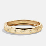 Astra Celestial Hinge Bangle - Gold/Pavé