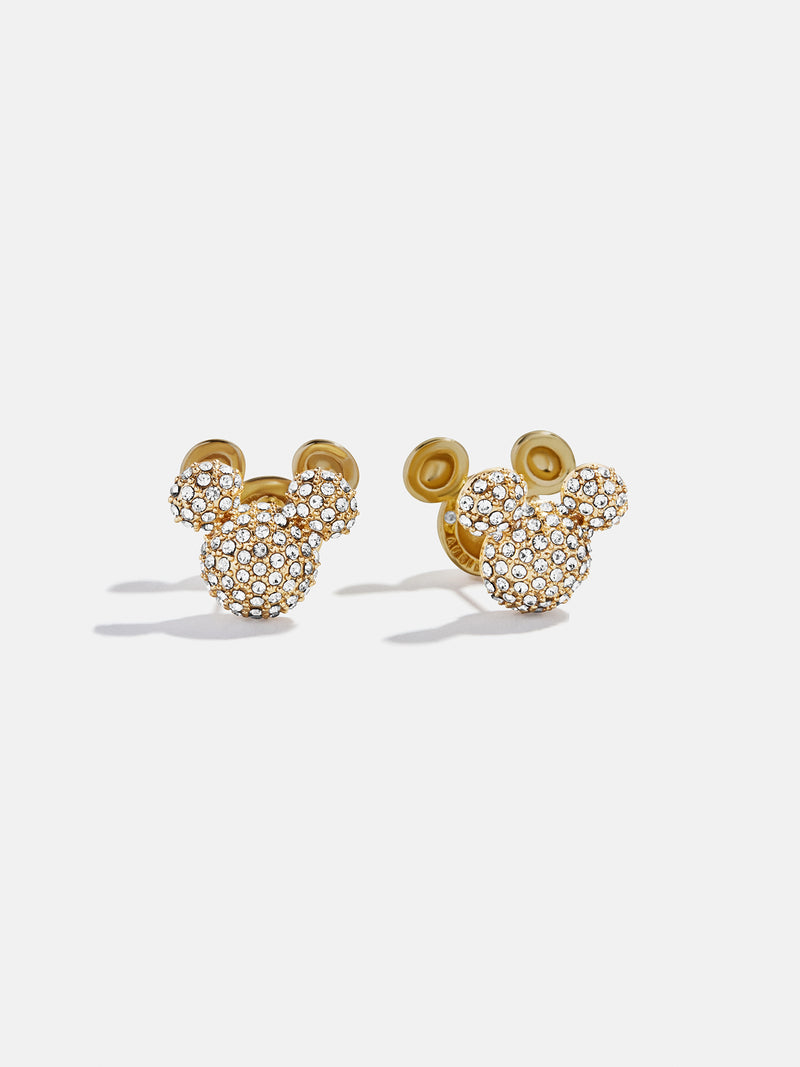 BaubleBar Disney Mickey Mouse Reversible Stud Earrings - Gold/Pavé - 
    Enjoy 25% Off. It's the Big Biannual Event: This Week Only
  
