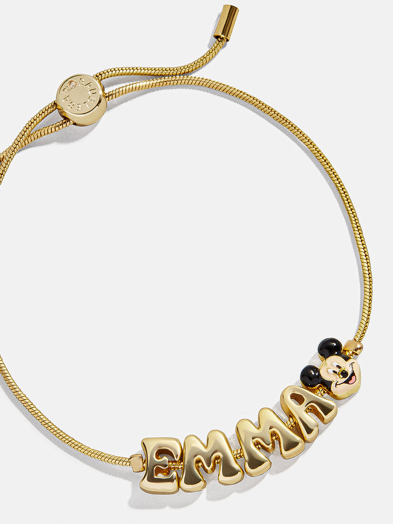 BaubleBar Disney Mickey Mouse Bubble Slider Custom Bracelet - Mickey Mouse - 
    Personalized name bracelet
  

