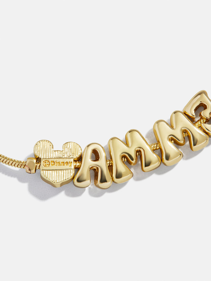 BaubleBar Disney Mickey Mouse Bubble Slider Custom Bracelet - Mickey Mouse - 
    Personalized name bracelet
  
