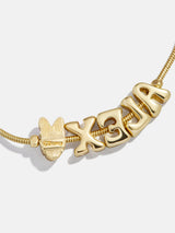 BaubleBar Disney Daisy Duck Bubble Slider Custom Bracelet - Daisy Duck - 
    Personalized name bracelet
  
