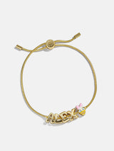 BaubleBar Disney Daisy Duck Bubble Slider Custom Bracelet - Daisy Duck - 
    Personalized name bracelet
  

