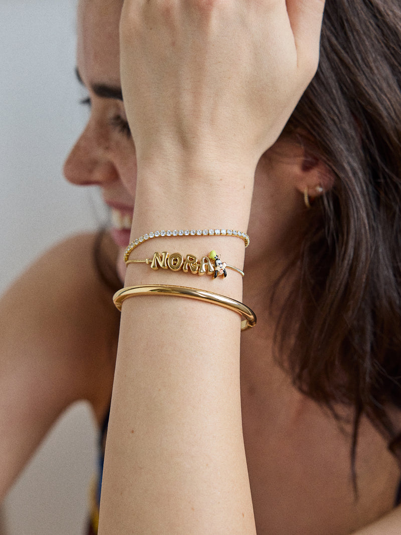 BaubleBar Disney Goofy Bubble Slider Custom Bracelet - Goofy - 
    Personalized name bracelet
  
