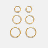 Verbena Waterproof Earring Set - Gold