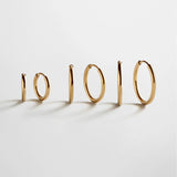 Verbena Waterproof Earring Set - Gold