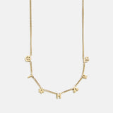 Mini 14K Gold Custom Icon Necklace - 14K Gold