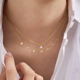Mini 14K Gold Custom Icon Necklace - 14K Gold