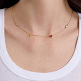 University of Alabama Spaced Charm Necklace - University of Alabama