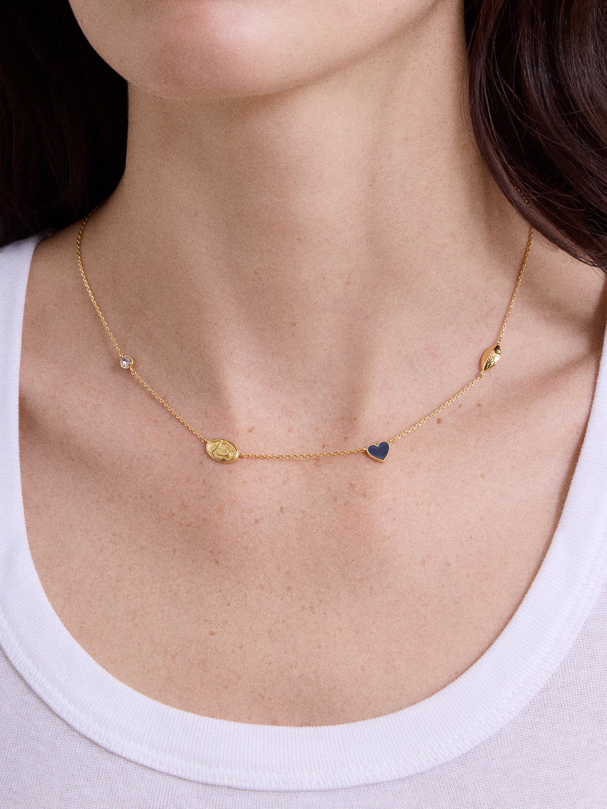 Penn State University Spaced Charm Necklace - Penn State University