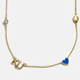 University of Kansas Spaced Charm Necklace - University of Kansas