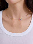 University of Kansas Spaced Charm Necklace - University of Kansas