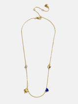 BaubleBar University of Kentucky Spaced Charm Necklace - University of Kentucky - 
    Gold necklace with University of Kentucky charms
  
