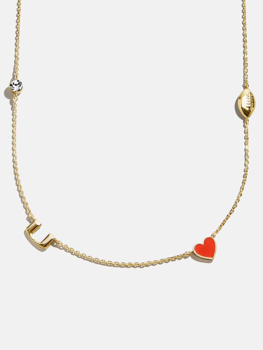 University of Miami Spaced Charm Necklace - University of Miami