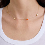 University of Miami Spaced Charm Necklace - University of Miami
