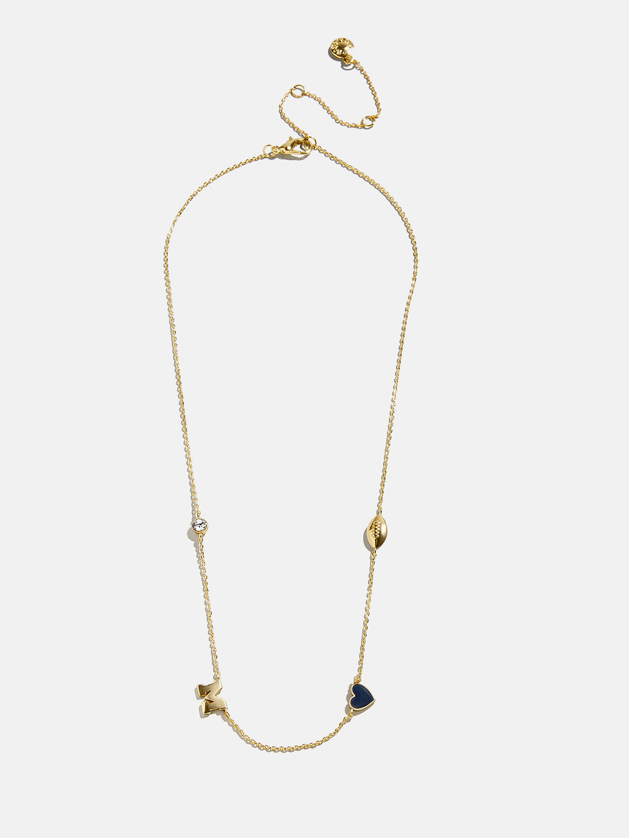 University of Michigan Spaced Charm Necklace - University of Michigan