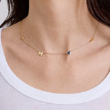 University of Michigan Spaced Charm Necklace - University of Michigan