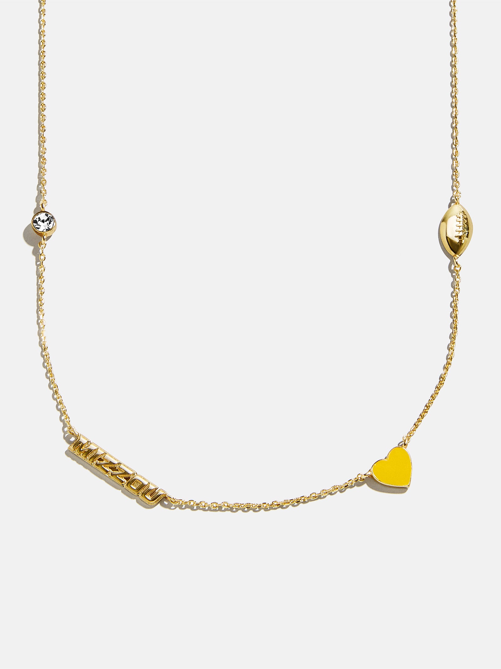 University of Missouri Spaced Charm Necklace - University of Missouri