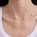 University of Missouri Spaced Charm Necklace - University of Missouri