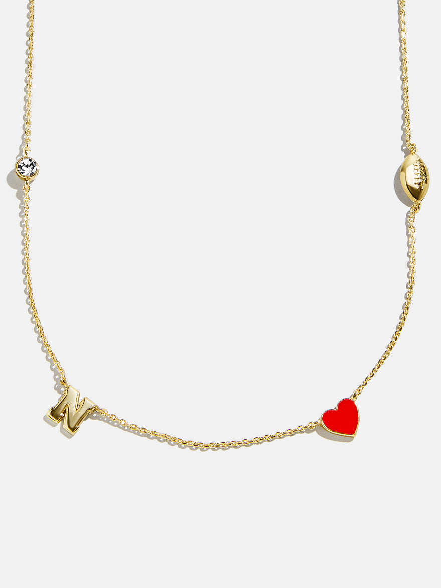University of Nebraska Spaced Charm Necklace - University of Nebraska