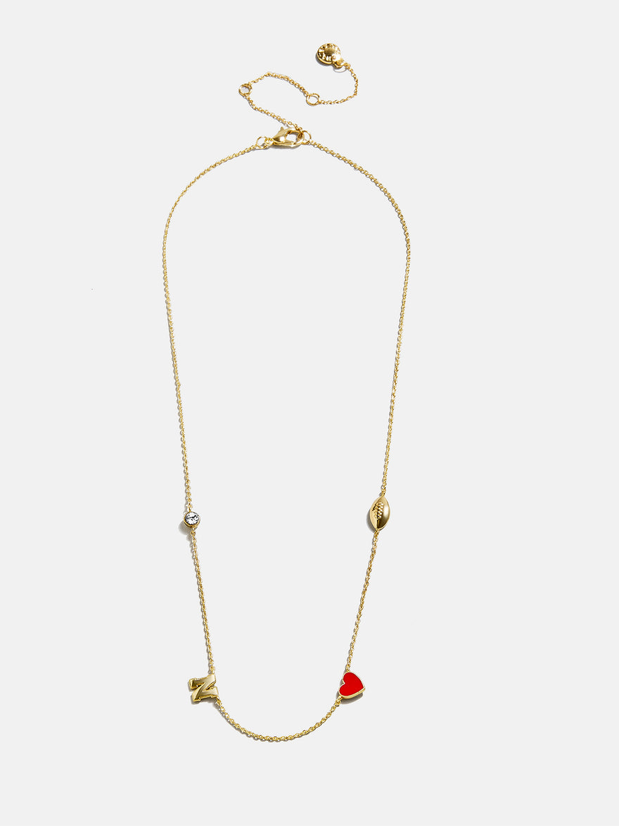 University of Nebraska Spaced Charm Necklace - University of Nebraska