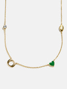 University of Oregon Spaced Charm Necklace - University of Oregon