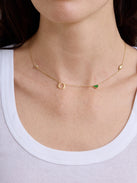 University of Oregon Spaced Charm Necklace - University of Oregon