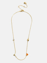 BaubleBar University of Texas at Austin Spaced Charm Necklace - University of Texas at Austin - 
    Gold necklace with University of Texas at Austin charms
  
