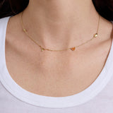 University of Texas at Austin Spaced Charm Necklace - University of Texas at Austin