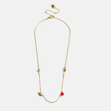 University of Wisconsin Spaced Charm Necklace - University of Wisconsin
