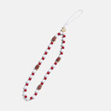 University of Arkansas Beaded Phone Charm - University of Arkansas