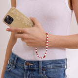 University of Arkansas Beaded Phone Charm - University of Arkansas