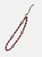 University of Georgia Beaded Phone Charm - University of Georgia