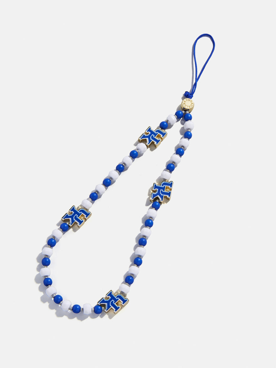 University of Kentucky Beaded Phone Charm - University of Kentucky
