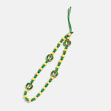 University of Oregon Beaded Phone Charm - University of Oregon