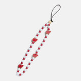 University of Wisconsin Beaded Phone Charm - University of Wisconsin